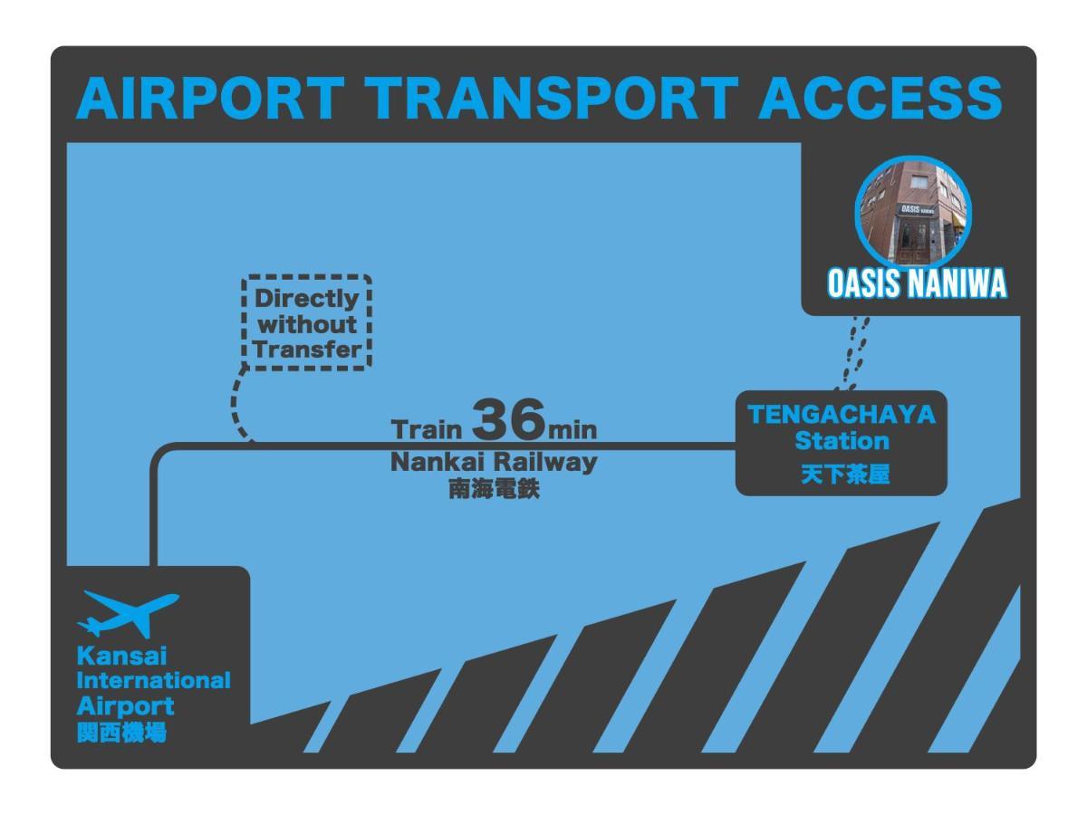 Oasis Naniwa Lejlighed Osaka Eksteriør billede